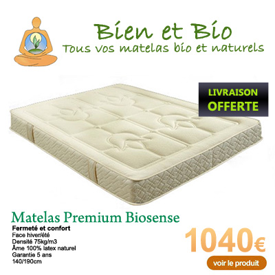 Matelas en latex Biosense